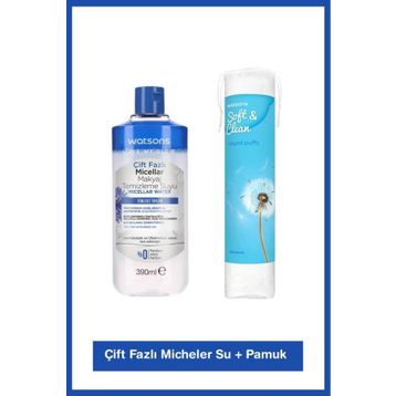 Watsons Çift Fazlı Micellar Su 390 ml Makyaj Temizleyici