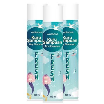 Watsons Fresh 3x200 ml Kuru Şampuan