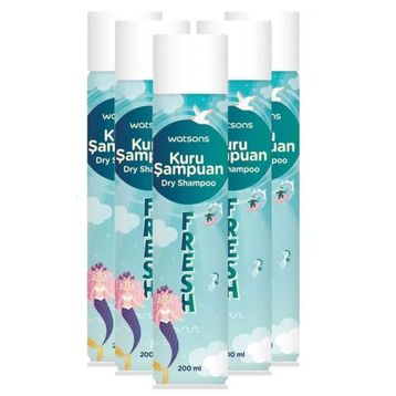 Watsons Fresh 5x200 ml Kuru Şampuan
