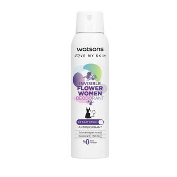 Watsons Invisible Flower 150 ml Kadın Sprey Deodorant