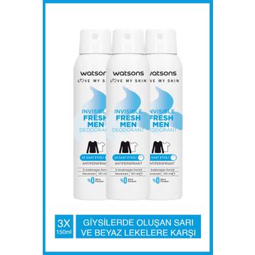 Watsons Invisible Fresh 150 ml Men Deo Sprey