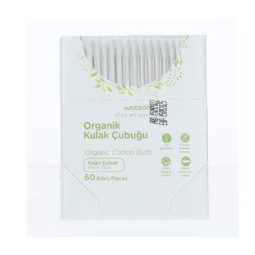 Watsons Organik 60 Adet Kulak Çubuğu