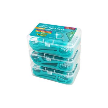 Watsons Round Thread Dental Floss 50 Adet Picks Mint Seti