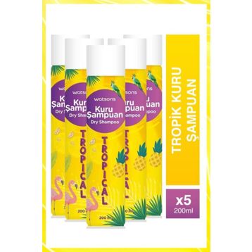 Watsons Tropik 5x200 ml Kuru Şampuan