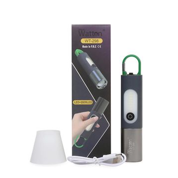 Watton 750 Lümen Şarjlı ve Powerbanklı Projektör El Feneri