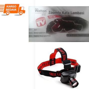 Watton WT-054 Zoomlu Kafa Feneri