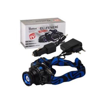 Watton WT-121 Q5 Ledli Mercekli Şarjlı Kafa Lambası