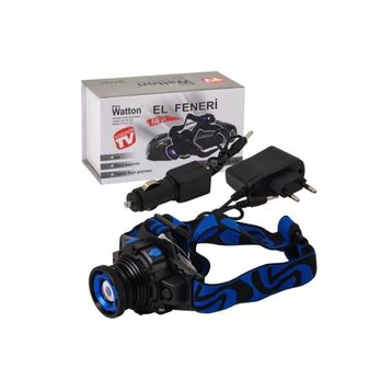 Watton WT-121 Q5 Ledli Mercekli Şarjlı Kafa Lambası