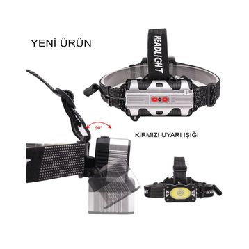 Watton WT-248 4 Modlu Sensörlü Şarjlı Kafa Feneri
