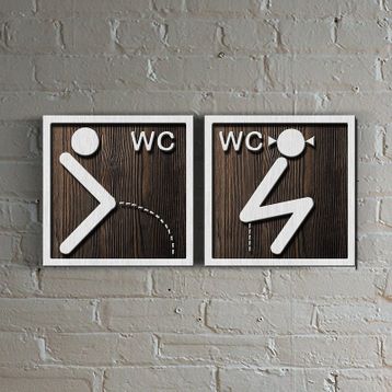WC Bay Levhası