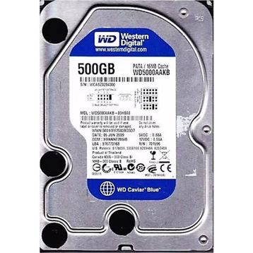 WD 500GB 3.5’’ Ide 500GB 7200RPM 16MB WD5000AAKB Eski Tip IDE Harici Harddisk