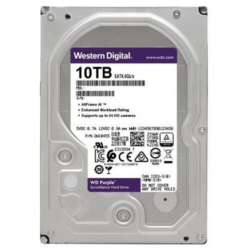 WD WD101PURZ Purple 3.5" 10 TB SATA 3 Güvenlik Harddiski