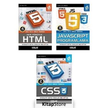 Web Programlama Seti 3 Kitap Takım Kodlab Yayın Dağıtım