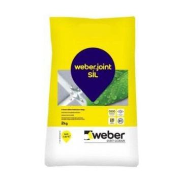 Weber 2 kg Joint Beyaz Silikonlu Derz Dolgu