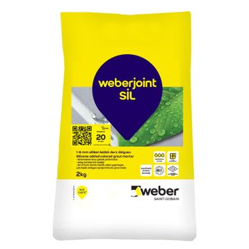 Weber 2 kg Joint Granit Gri Silikonlu Derz Dolgu