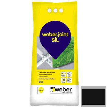 Weber 5 kg Joint Sil Siyah Silikonlu Derz Dolgu