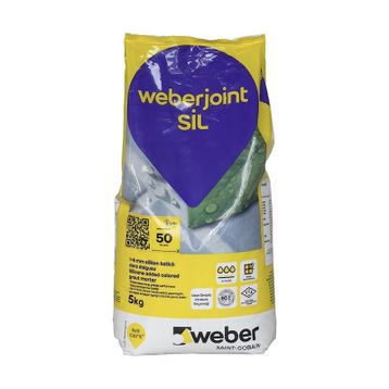 Weber 5 kg Joint Sil Siyah Silikonlu Derz Dolgu