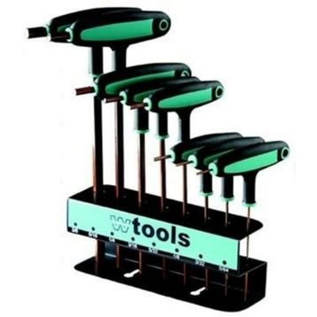 Weber Tools T Saplı 8 Parça Allen Seti