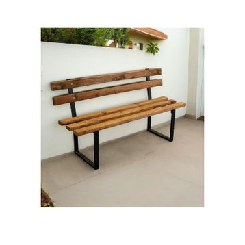 Weblonya 2002 145 cm Ahşap Dış Mekan Bahçe Bankı
