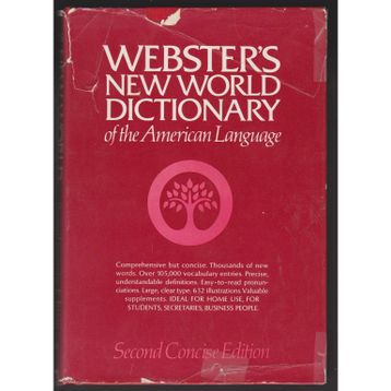 Webster's New World Dictionary Of The American Language