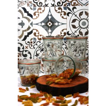 Weck 742 6x580 ml Mold Uzun Kavanoz Set