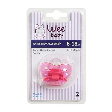 Wee 112 No:2 Akide Gövdeli Damaklı Emzik pembe