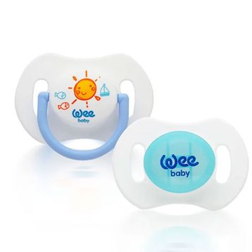 Wee 2 (Saklama Kabı Hediyeli) Baby 2'li Gece Gündüz Emzik