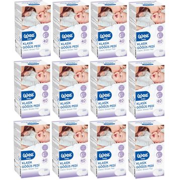 Wee Baby 12x40 Adet Klasik Göğüs Pedi