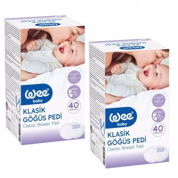 Wee Baby 132 Adet 40'lı 2 Adet Klasik Göğüs Pedi