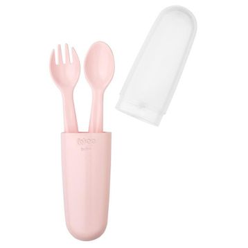 Wee Baby 134 Pembe Çatal Kaşık Seti