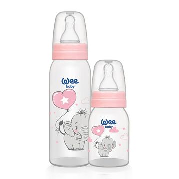 Wee Baby 281 Pembe 125+250 2'li PP Biberon