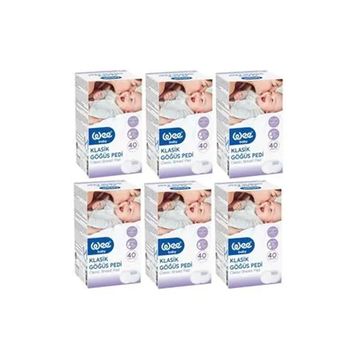 Wee Baby 30+10'lu 240 Adet 6x40 Klasik Göğüs Pedi