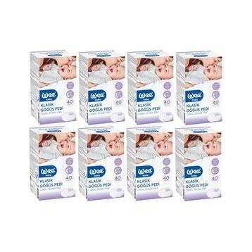 Wee Baby 30+10'lu 320 Adet 8x40 Klasik Göğüs Pedi