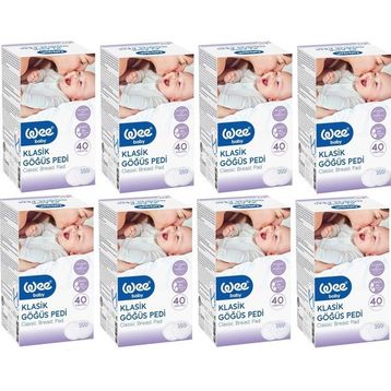Wee Baby 30+10'lu 320 Adet 8x40 Klasik Göğüs Pedi