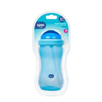 Wee Baby 350 ml 6+ Ay Mavi Pipetli Bardak