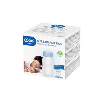 Wee Baby 4 Adet Süt Saklama Kabı