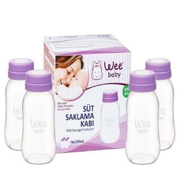 Wee Baby 4 Adet Süt Saklama Kabı