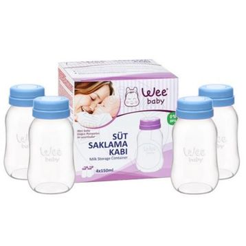 Wee Baby 4 Adet Süt Saklama Kabı