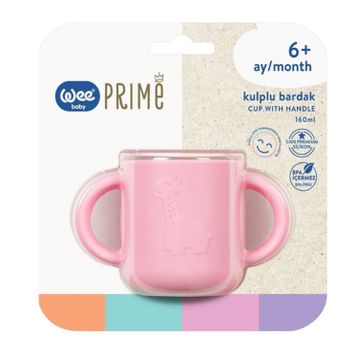 Wee Baby 6+ Ay Prime Silikon Kulplu Bardak
