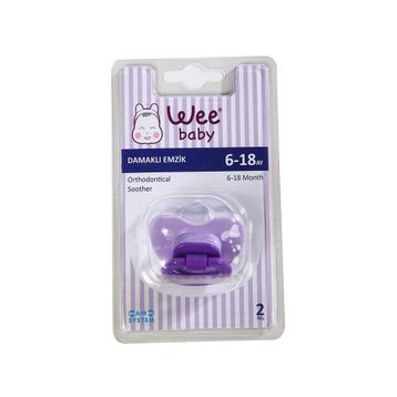 Wee Baby 6+ Ay Silikon Damaklı Emzik