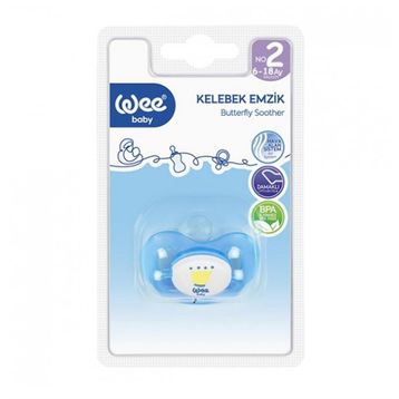 Wee Baby 6+ Ay Silikon Damaklı Emzik
