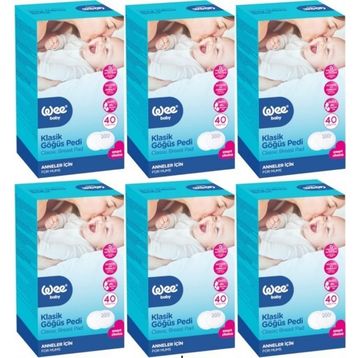 Wee Baby 6x40 Adet Klasik Göğüs Pedi