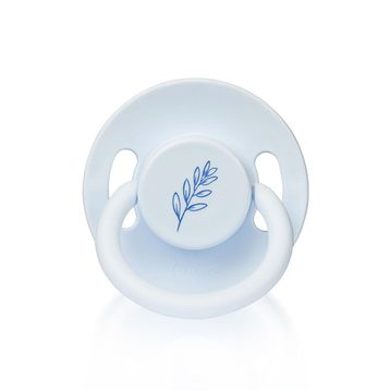 Wee Baby 700 No: 3 Mavi Pure Yuvarlak Kauçuk Emzik