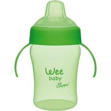 Wee Baby 775 240 ml Yeşil Colorful Akıtmaz Kulplu Bardak