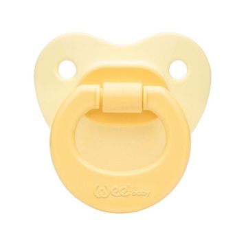 Wee Baby 841 0-6 Ay Silikon Damaklı Emzik Sarı