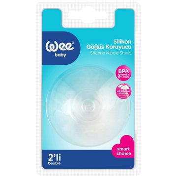 Wee Baby 900 Silikon Göğüs Koruyucu 2'li