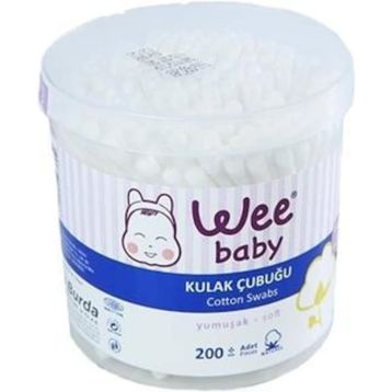 Wee Baby 906 200'lük Pamuklu Kulak Çubuk