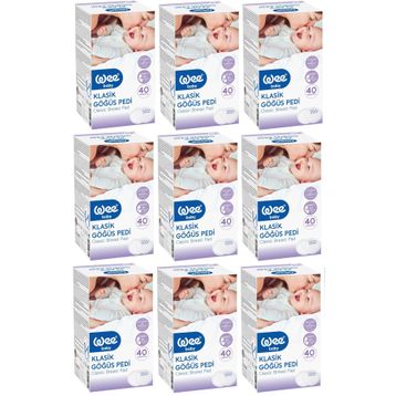 Wee Baby 9x40 Adet Klasik Göğüs Pedi