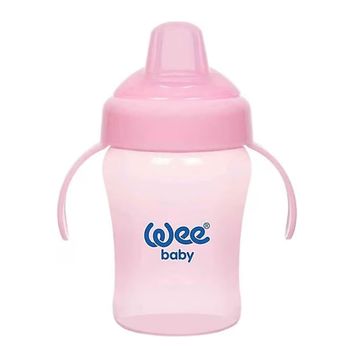 Wee Baby Colorful 240 ml Akıtmaz Kulplu Bardak
