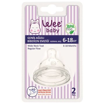 Wee Baby Geniş Ağızlı Biberon Emziği No:2 853
